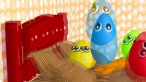 5 Little Monkeys (Surprise Eggs) | Learning Colors with Monster Trucks | Kids Toddlers Nursery Rhyme