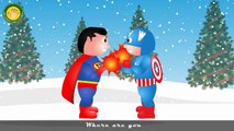 Finger Family Collection|Superman Vs Captain America Finger Family & Hulk Vs Ironman Finger Family
