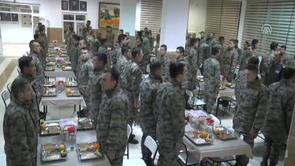 Mehmetçik yeni yıla nöbette girdi