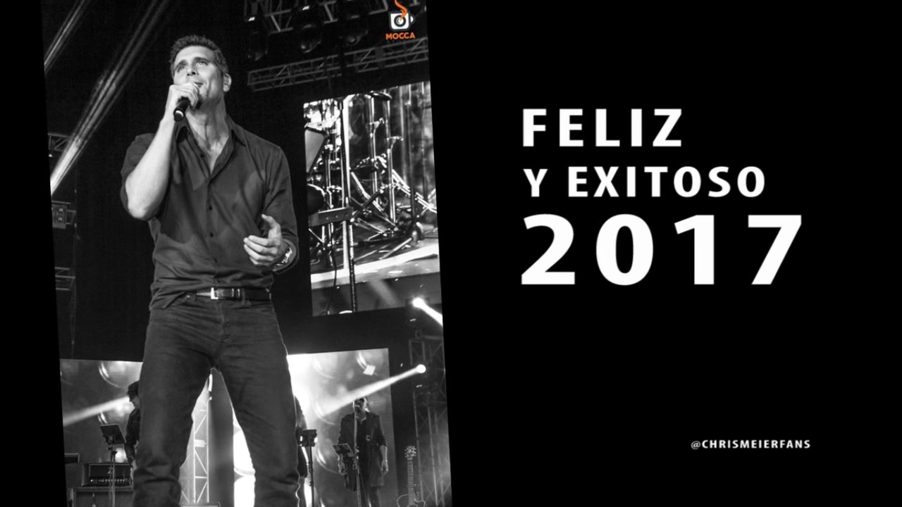 ¡Feliz y exitoso Año 2017 Christian Meier!