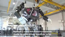 Avatar-style South Korean manned robot takes first baby steps