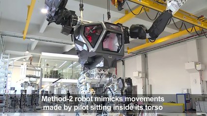 Avatar-style South Korean manned robot takes first baby steps-72V3cWskP78