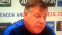 Sam Allardyce press Reaction vs Arsenal ☺