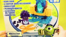 Play Doh Monsters University Scare Chair Barber Shop Disney Pixar Monster Inc Play-Doh toy review