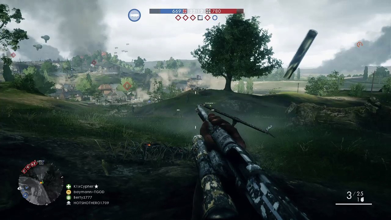 Battlefield™ 1 funny triple sniper