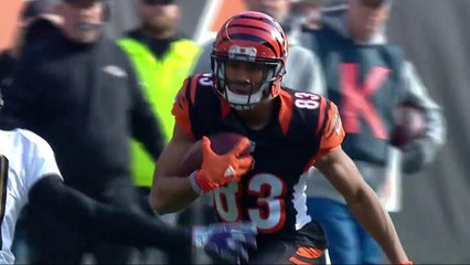 Tyler Boyd rushes for 15 yards on the reverse