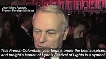 French FM launches Colombian light festival in Bogota[1]