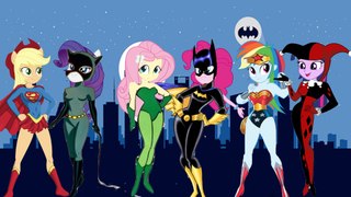 My Little Pony Equestria Girls Transform Into Superheroes Villains | Coloring Book Videos For Kids