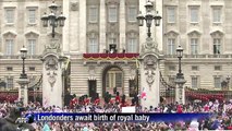 Londoners await birth of royal baby