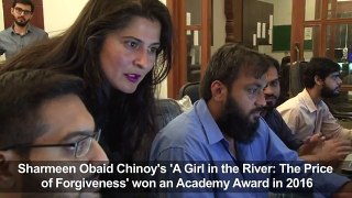Pakistan's Oscar winner vows to tell untold stories