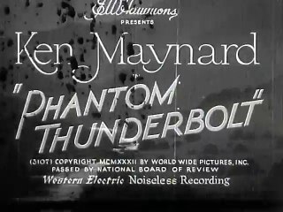 Phantom Thunderbolt  1933
