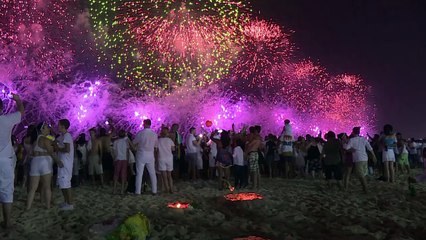 Así despidieron 2016 en Rio y Ciudad de México