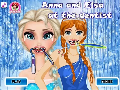 мультик игра для девочек Frozen Anna and Elsa Dentist Frozen Doctor Games 1