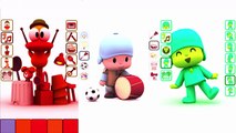 Talking Pacoyo Talking Pato Talking Pocoyo Football Colors Reaction Compilation Funny Montage HD