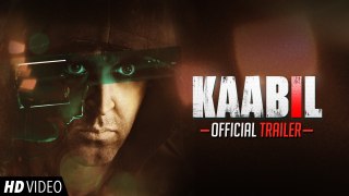 Kaabil Official Trailer #2 - Hrithik Roshan - Yami Gautam - 25th Jan 2017 - YouTube