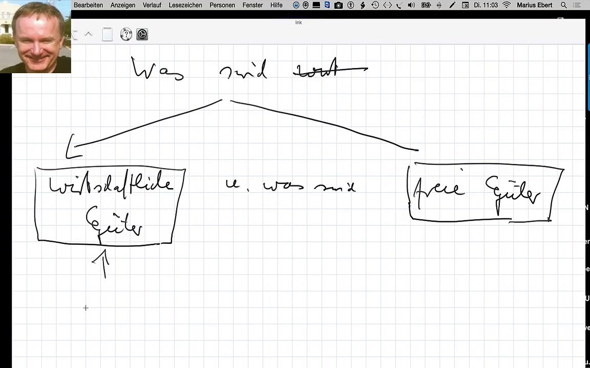 Wirtschaftliche Güter u freie Güter