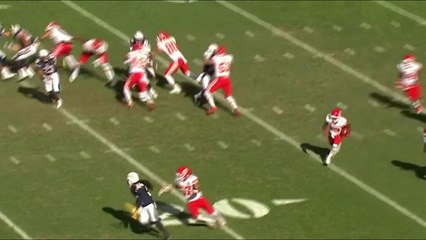 De'Anthony Thomas returns kick for a pickup of 27 yards