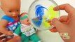 Toy Toilet Candy Surprises and Baby Doll Poops her Diapers