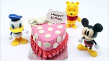 SURPRISE EGGS Disney Giant Disney Mickey Mouse Clubhpuse Surprise Eggs Play Doh Birthday Cake Dough