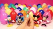 Mickey Mouse Surprise Eggs Disney Toys Donald Duck Minnie Mouse Doll Play Doh Eggs