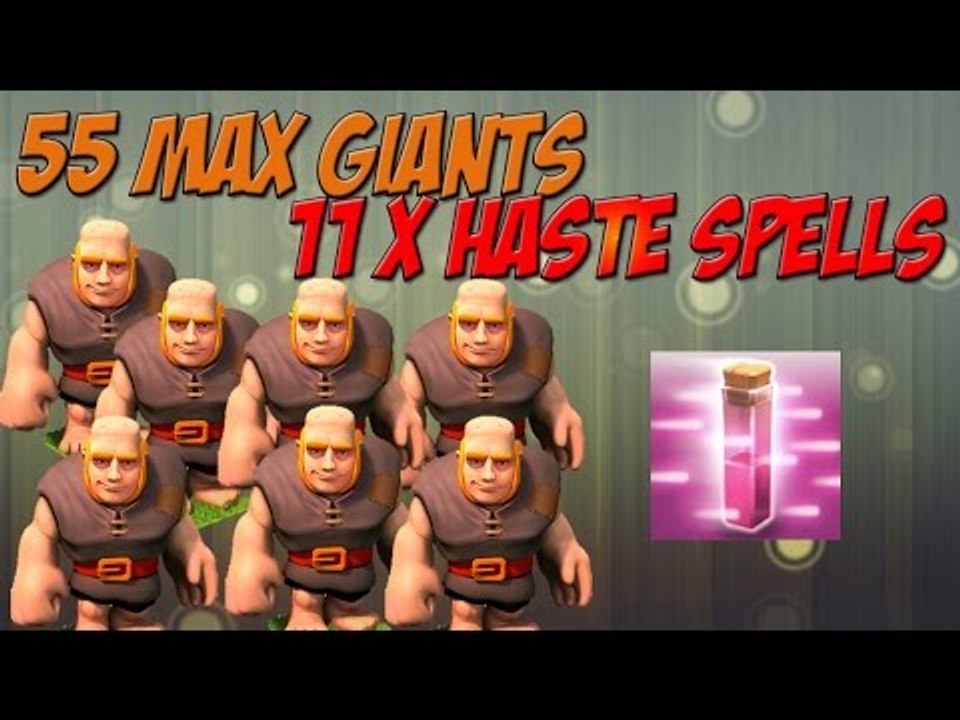 I KILLED BATMAN | Giants + 11 x Haste Spell Raids | Clash of Clans