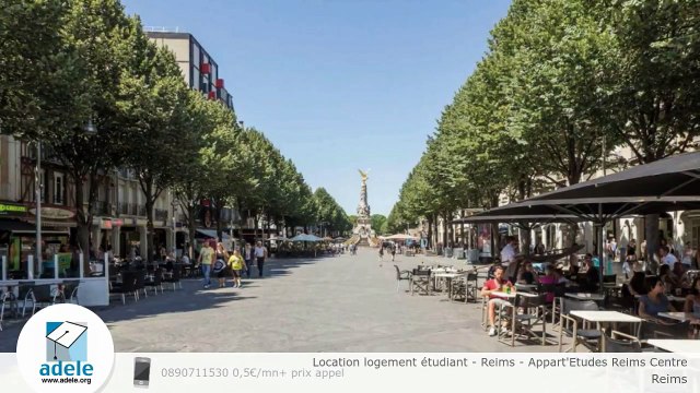 Location logement étudiant - Reims - Appart'Etudes Reims Centre
