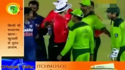 India vs Pakistan Angry Moments in Cricket -Top 9 angry moments in Cricket History between players