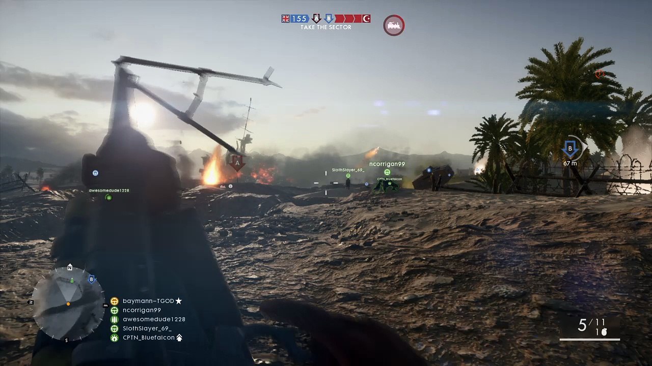 Battlefield™ 1 headshot sniper shield