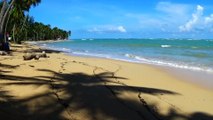Playa de Las Terrenas provincia de  Samana Republica Dominicana.