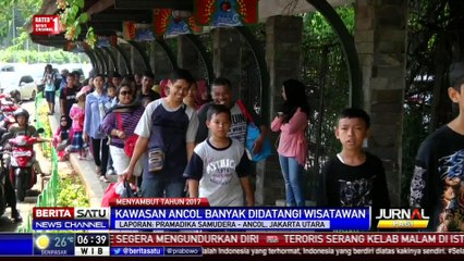 Antrean Panjang Kendaraan di Pintu Masuk Ancol