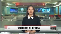 U.S. warns of consequences against N. Korea's New Year's message