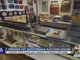 Auction house targeted by thieves in Scottsdale