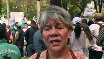 Marchan en México contra fuerte aumento de combustibles