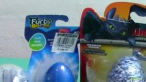 Surprise Eggs - Furby Boom Dragons Defenders of Berk Toy Story Koo Koo Birds