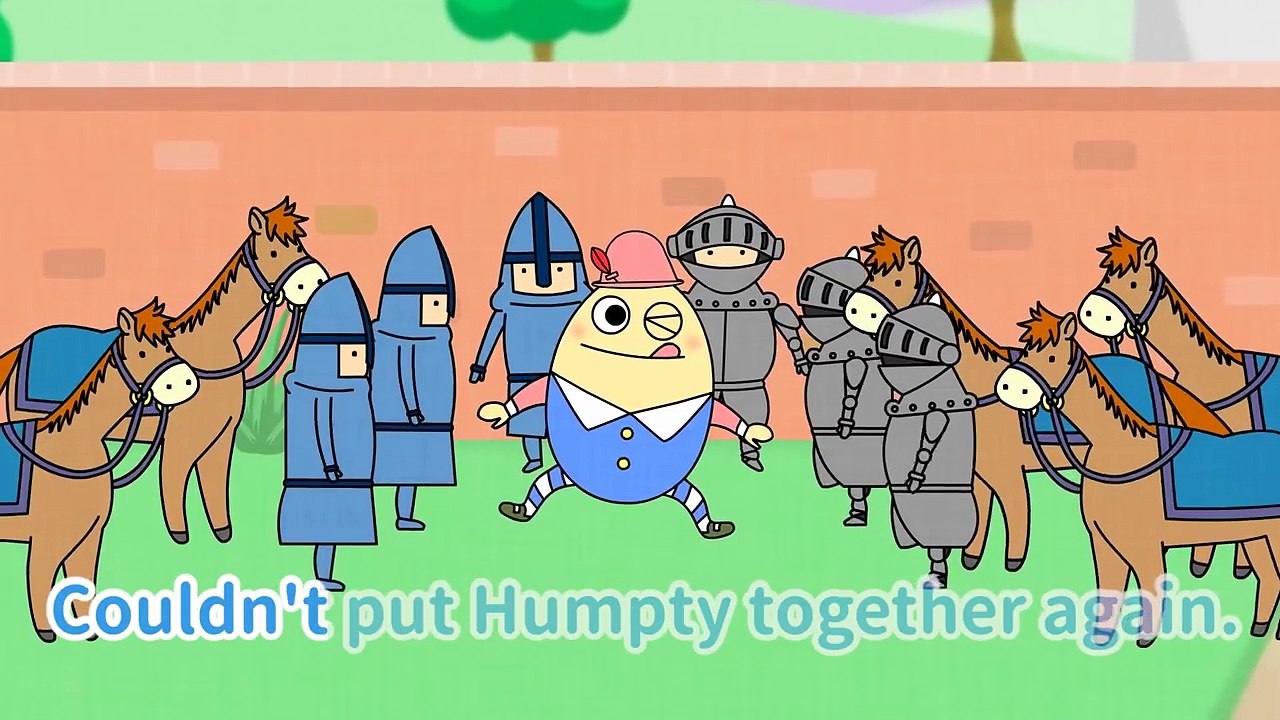 Karaoke; Humpty Dumpty Sat On A Wall | Children Nursery Rhyme | Kids Songs | Baby Puff Puff