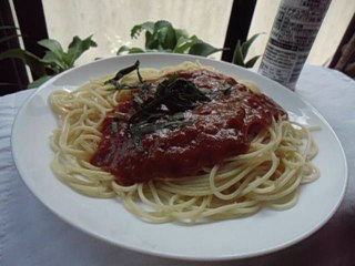 Meat sauce spaghetti Japanese  food ミートソーススパゲティー