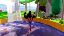 Disney Pixar Cars Lightning Mcqueen Race Spider Man Venom and Hulk Disney Mickey Mouse | Kids Videos
