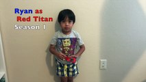 SUPERHERO KID RYAN TOYSREVIEW LIMITED EDITION T-SHIRT Family Fun For Kids Egg Surpri