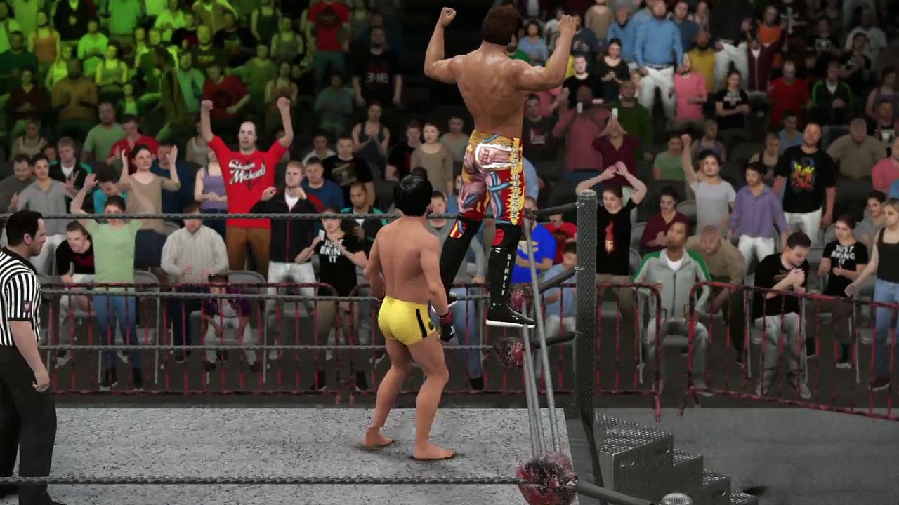 WWE 2K17 bruce lee v ravishing rick rude