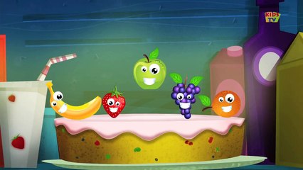 Kids TV Nursery Rhymes - Five Little Fruits Nursery Rhyme Song