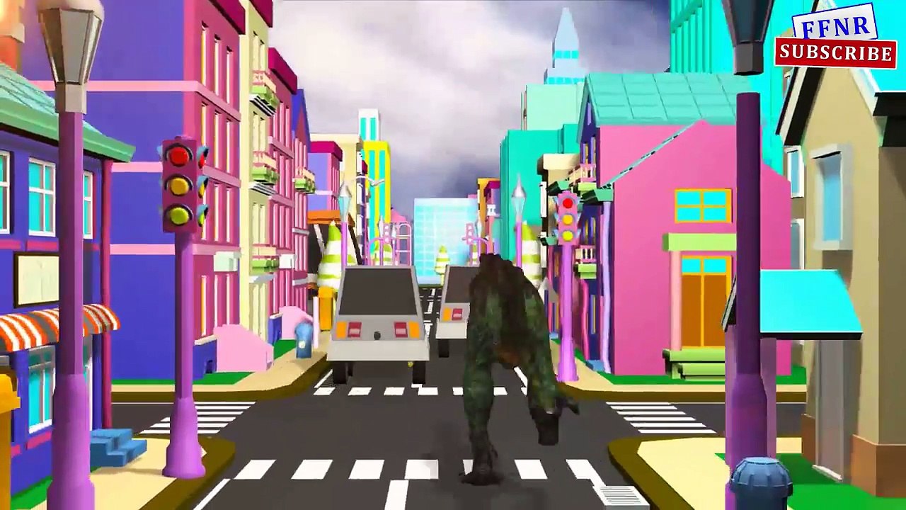 Dinosaur 3d Finger family Nursery rhymes | Spiderman Hulk Captain america Finger family for Kids