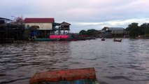Amazing boat trip at Kampong Phluk floating village at Tonle Sap Lake, Siem Reap, Cambodia