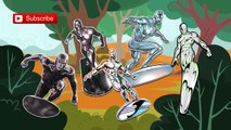 Finger Family Rhymes | Superhero | Silver Surfer | Cartoons | Nursery Rhymes | Collection