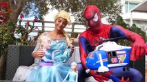 Elsa cœur froid se tourna vers la Licorne vs Spiderman vs Maléfique & Joker, Hulk! super-héros