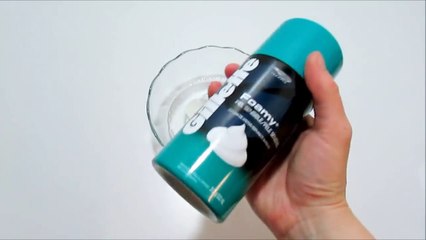 Como hacer fluffy slime con espuma de afeitar - Receta