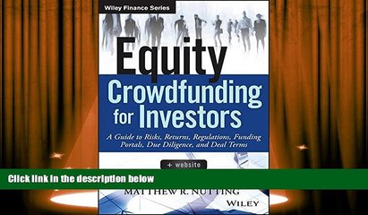 Скачать видео: Read  Equity Crowdfunding for Investors: A Guide to Risks, Returns, Regulations, Funding Portals,