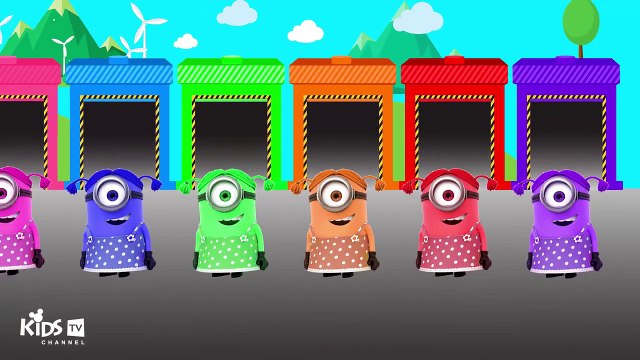 Minions Colors for Kids to Learn Colors, New Surprise eggs, Kids video #2