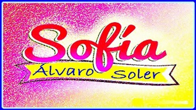 SOFÍA. ÁLVARO SOLER. DIVERCANTA