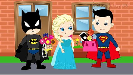 Frozen Elsa Makeup & Dates Spiderman Waiting Too Long Full Movie! Finger Family Song Nursery Rhymes