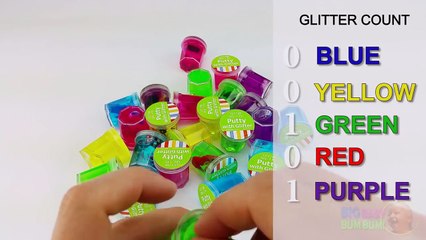 Learn Colours With Ooze & Glitter Putty! Fun Learning Contest!